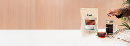 Free cafetiere, RRP £26.95, with a Pact coffee subscription